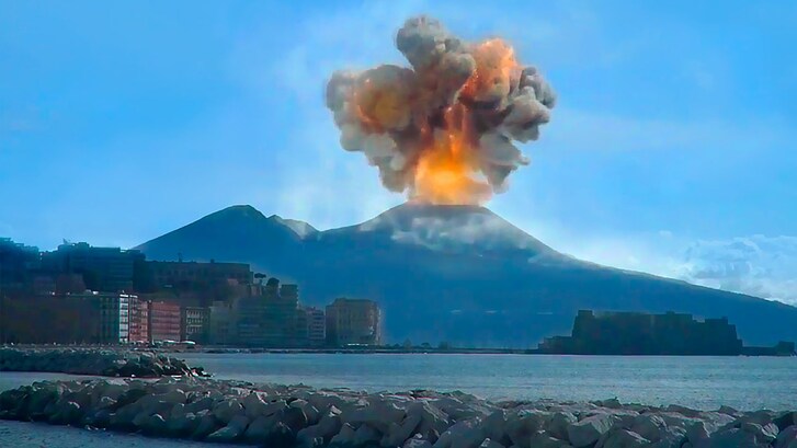 eruzione vesuvio