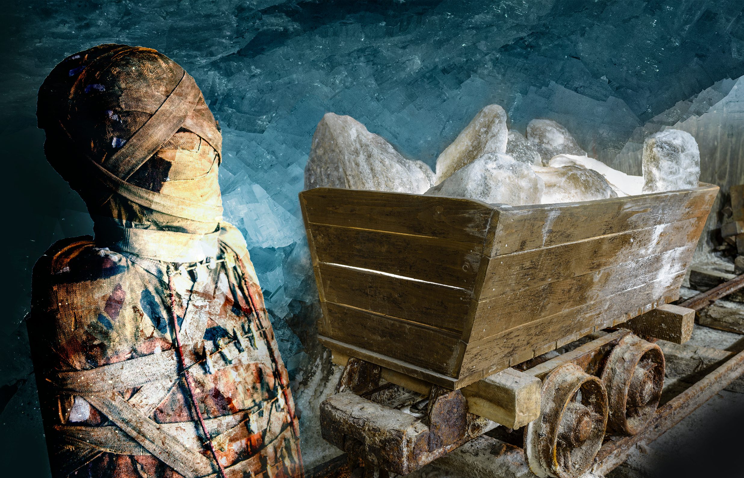 mummie di sale dell'iran