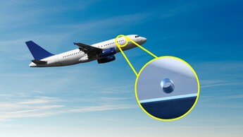 buco finestrino aereo