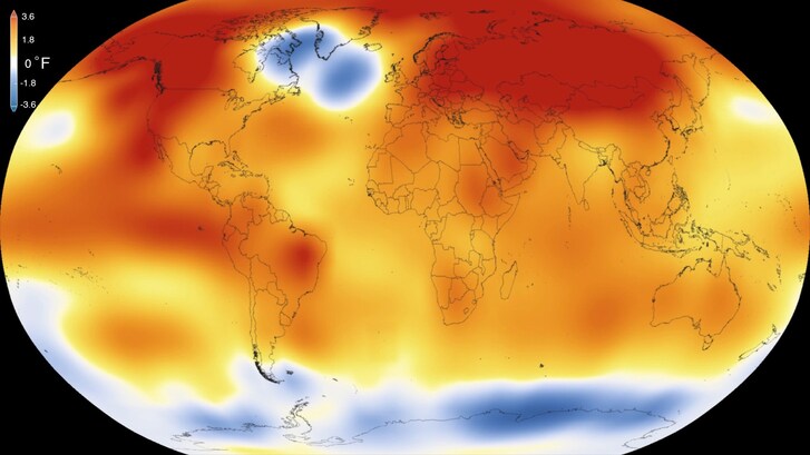 riscaldamento report wmo