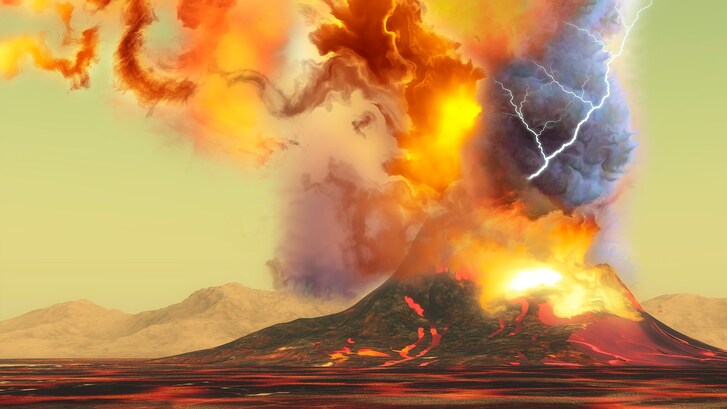 fulmini vulcanici