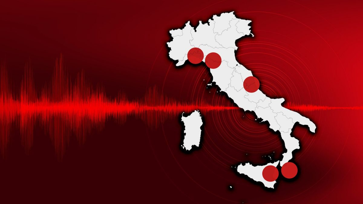 Cinque terremoti 22 sett