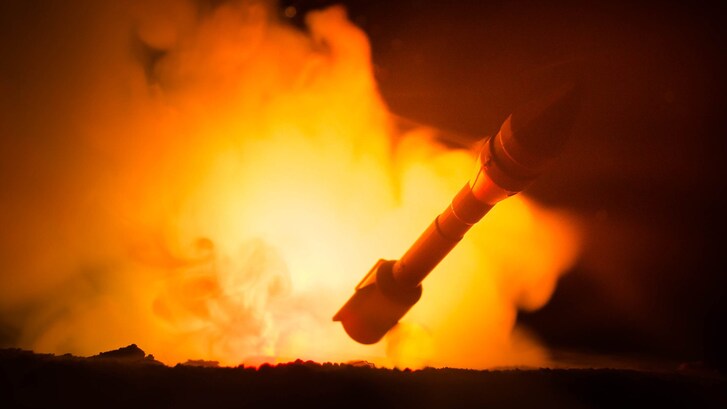 schianto missile corea sud