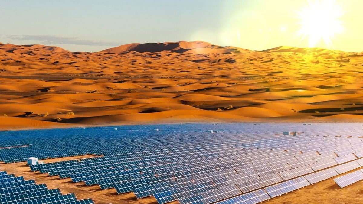 Solare Sahara pannelli