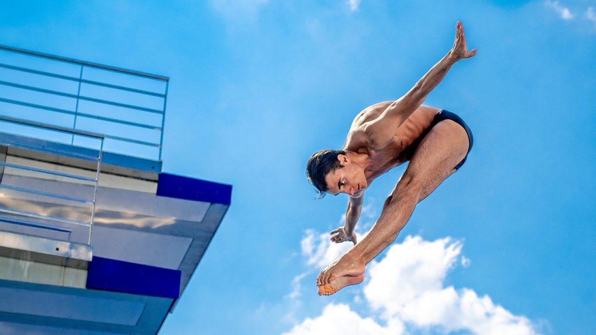 caduta libera fisica tuffi