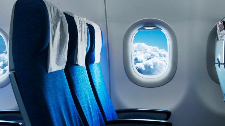 finestrini aereo tondi