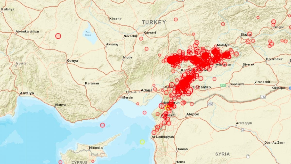 terremoto 2 faglie turchia