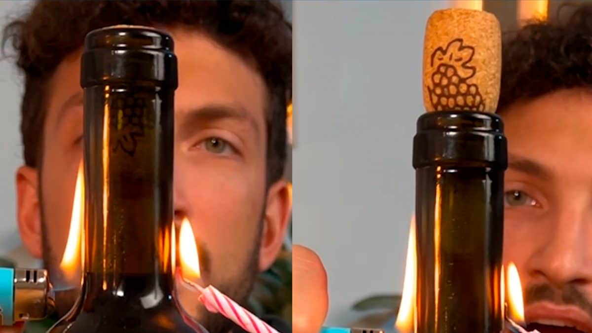 bottiglia accendino aprire