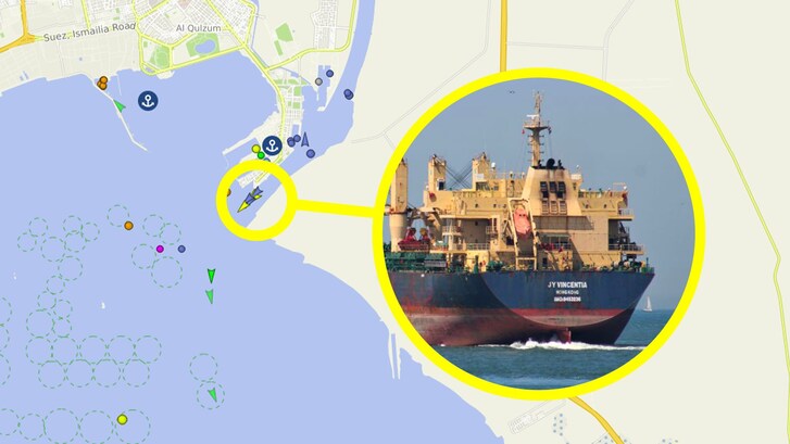 nave incagliata ciinese suez