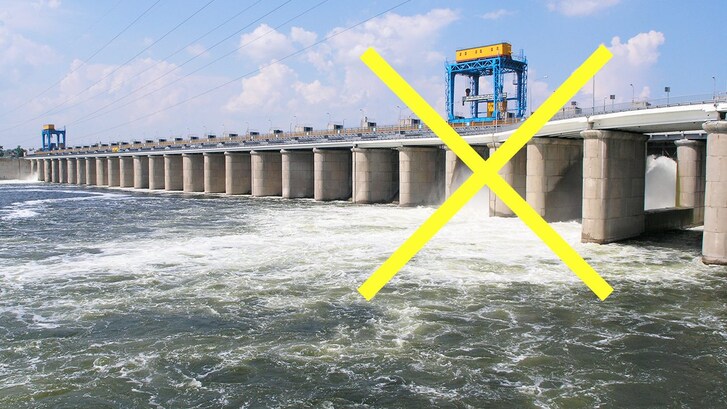 Crollo diga nova kachovka