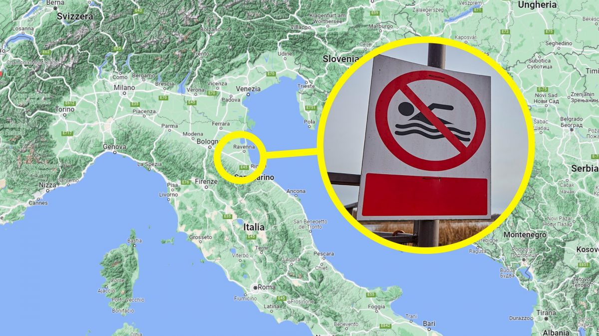 divieto di balneazione romagna estate