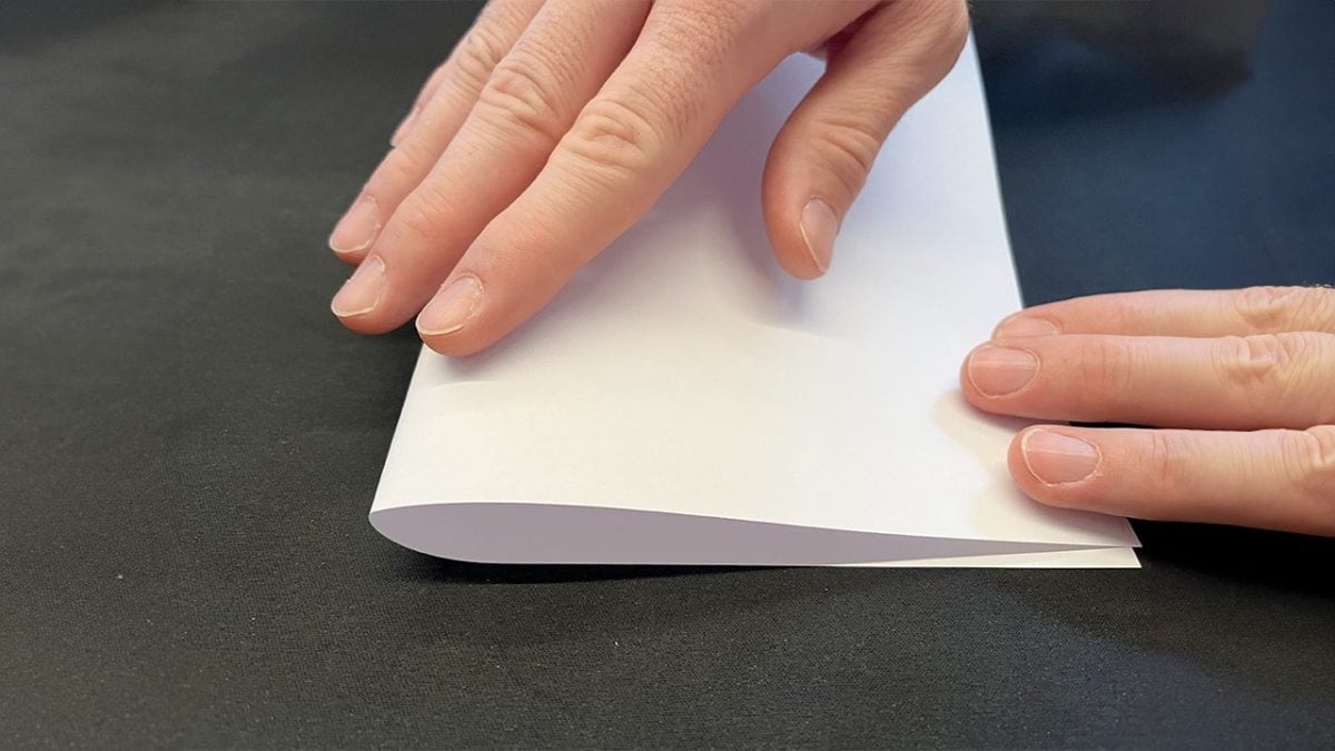 piegare foglio di carta 7 volte