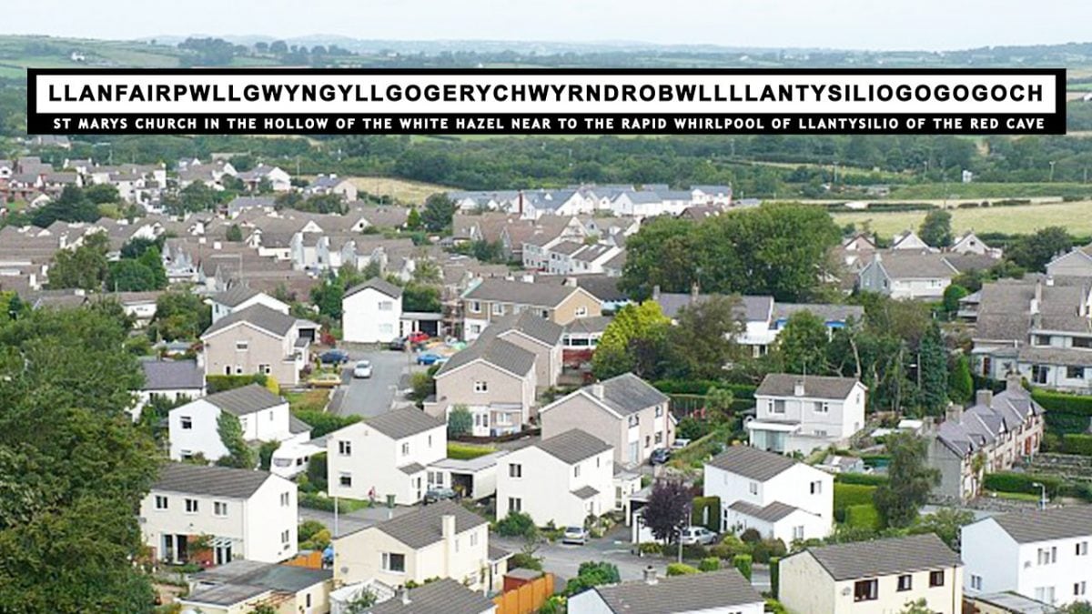 Llanfairpwllgwyngyllgogerychwyrndrobwllllantysiliogogogoch