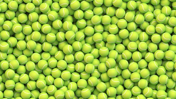 pallina da tennis verde o gialla