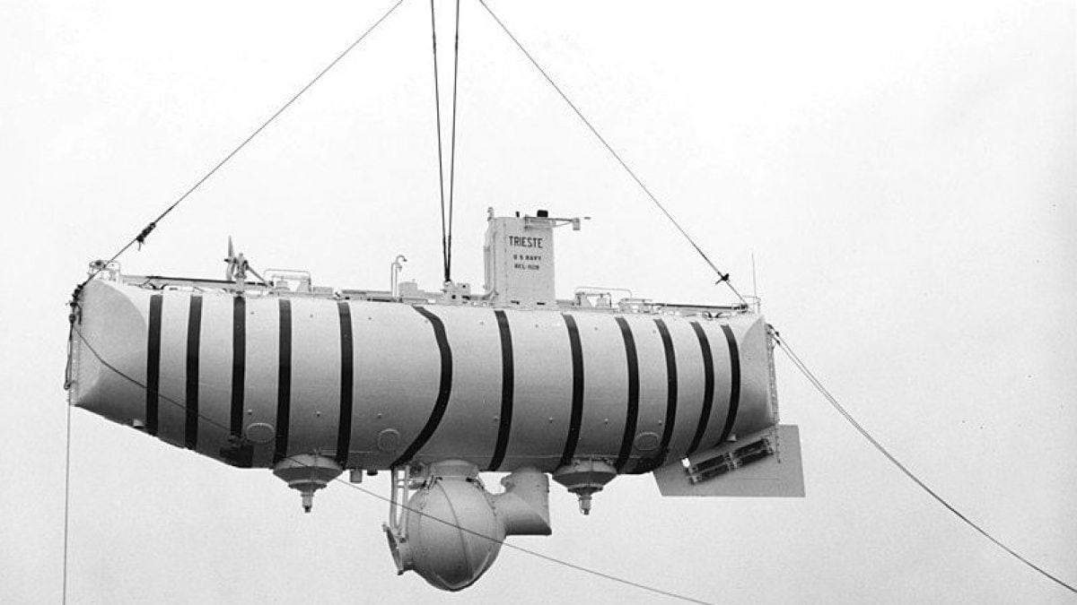 Batiscafo Trieste copertina