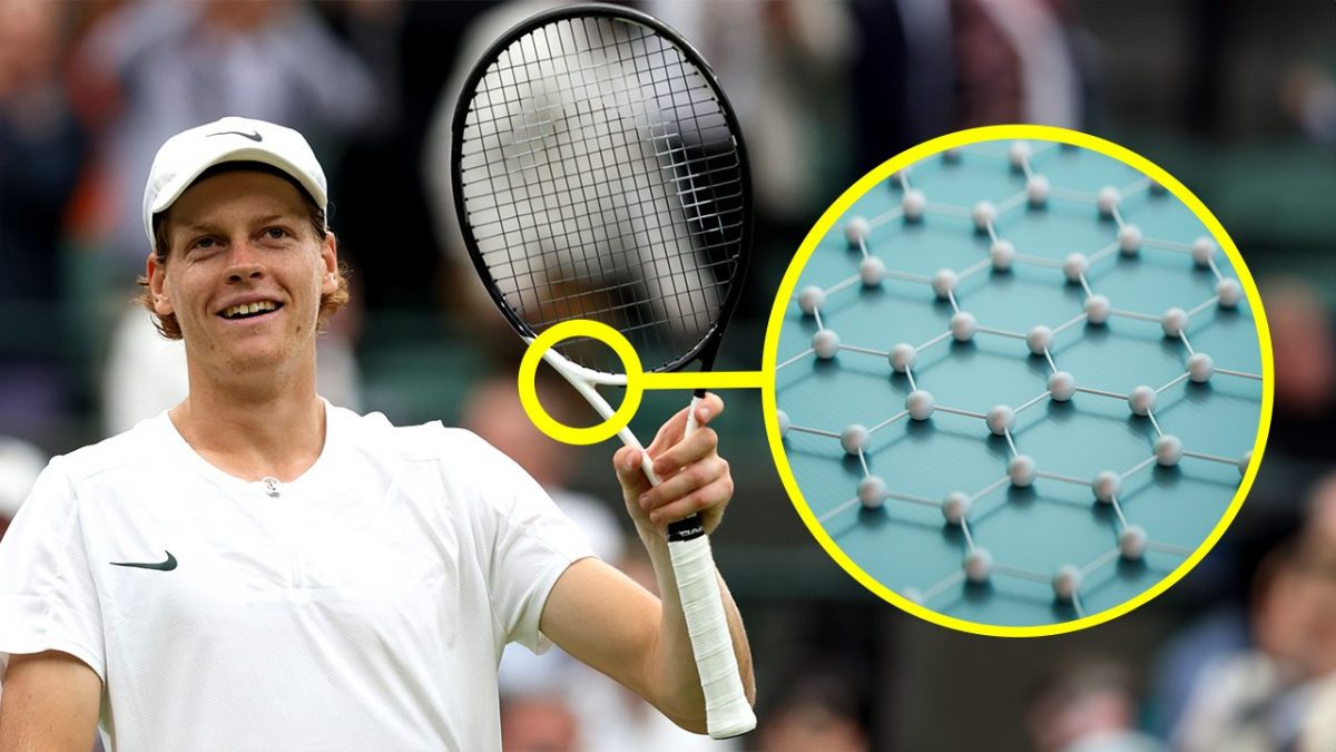 Materiali e tecnologia della racchetta da tennis di Jannik Sinner