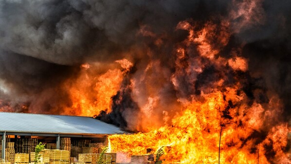 Incendio Brianza