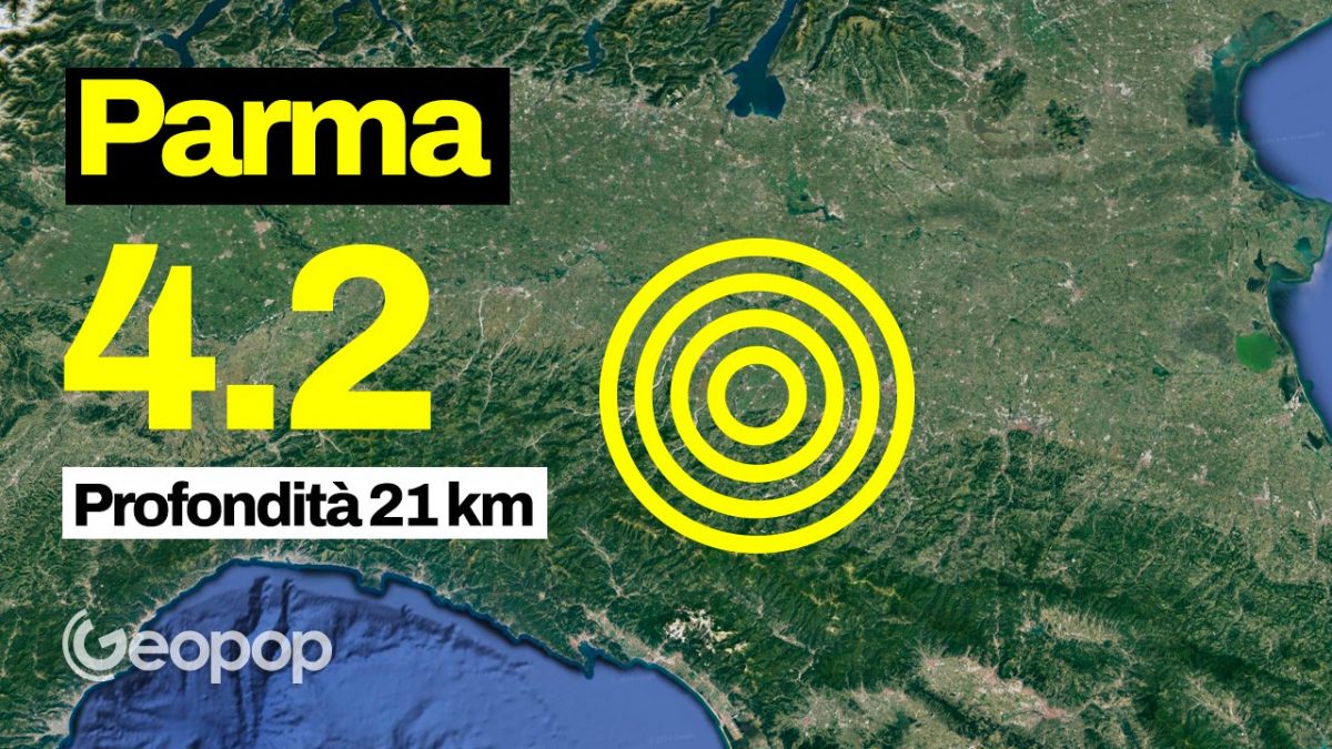 Parma terremoto 4.2