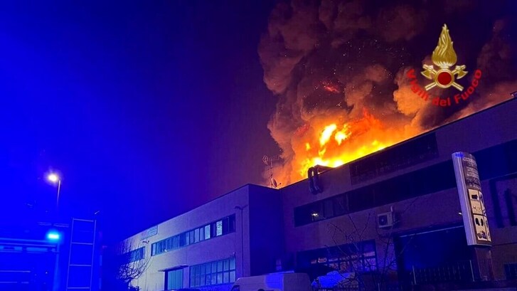 incendio brianza concorezzo