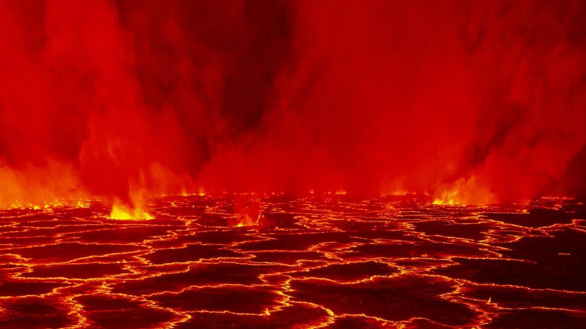 laghi di lava vulcano Nyiragongo
