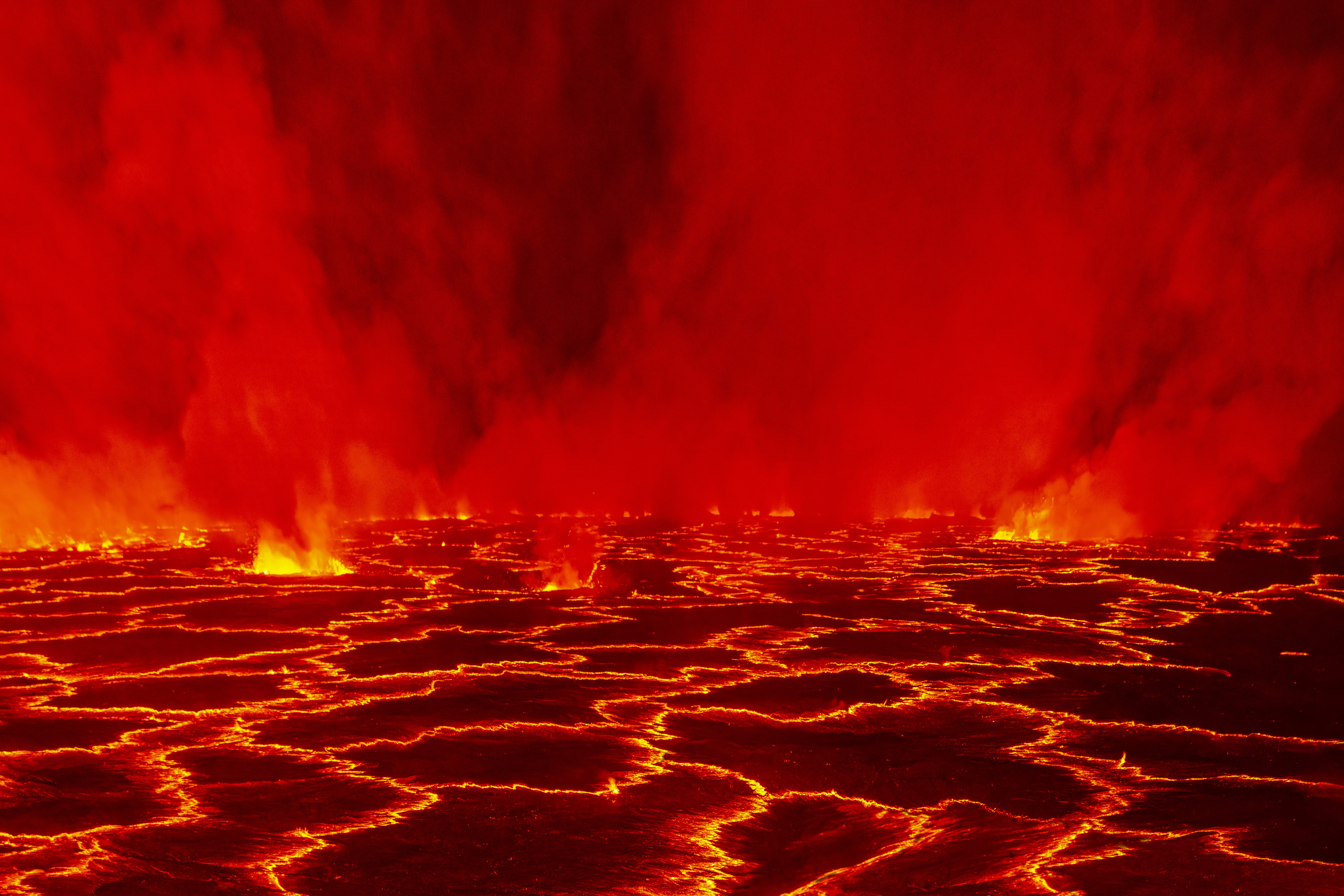 laghi di lava vulcano Nyiragongo