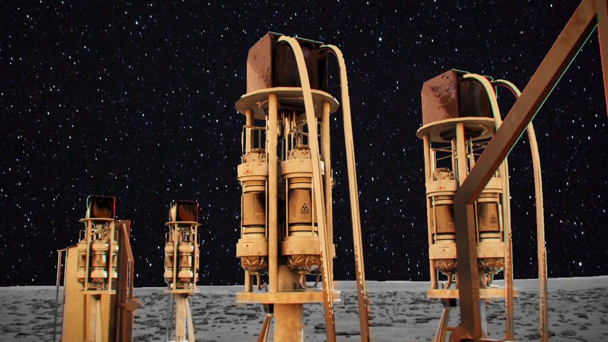 reattori nucleari luna