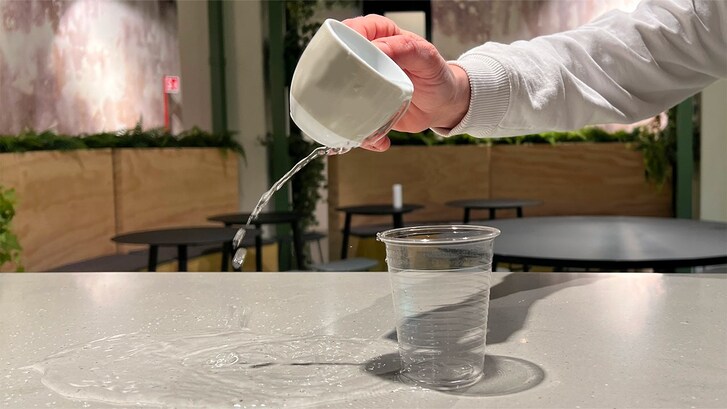 tazzina effetto coanda