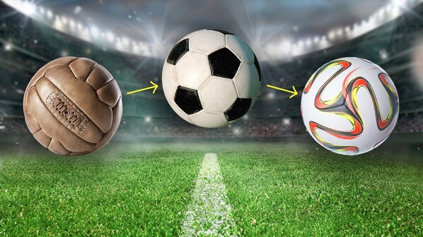 evoluzione pallone da calcio