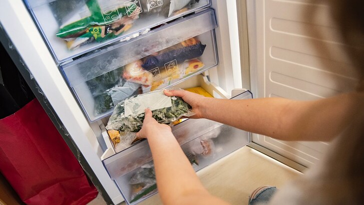 ricongelare cibo scongelato