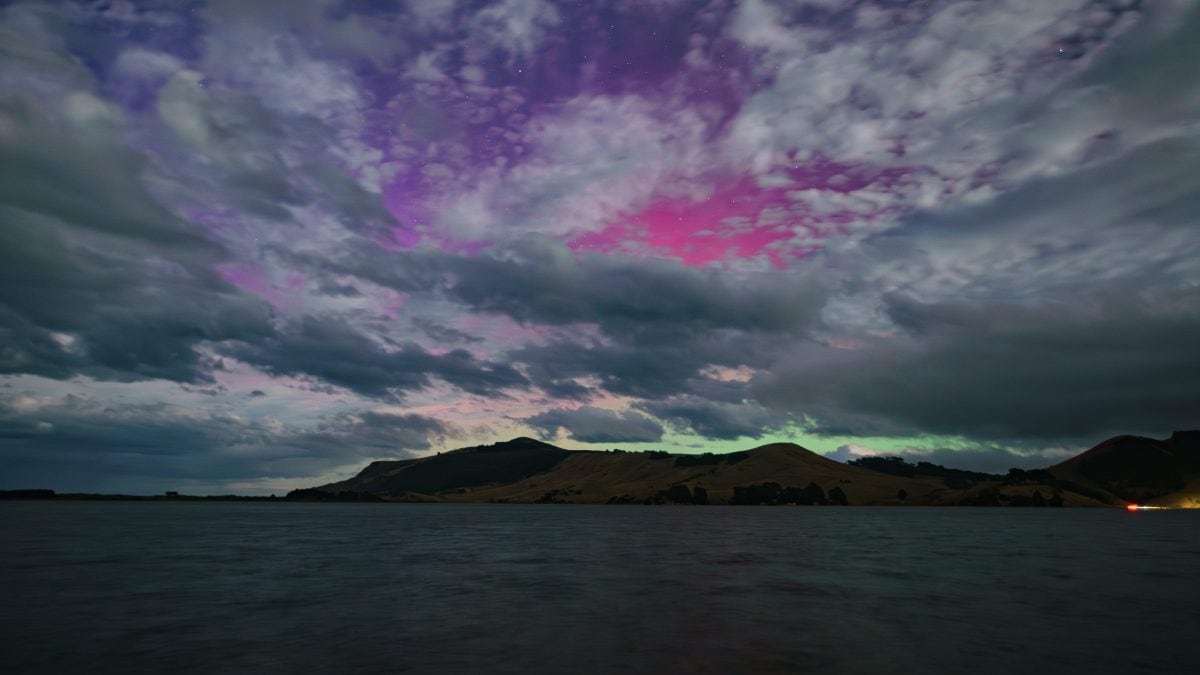 tempesta geomagnetica 24 marzo aurora nuova zelanda