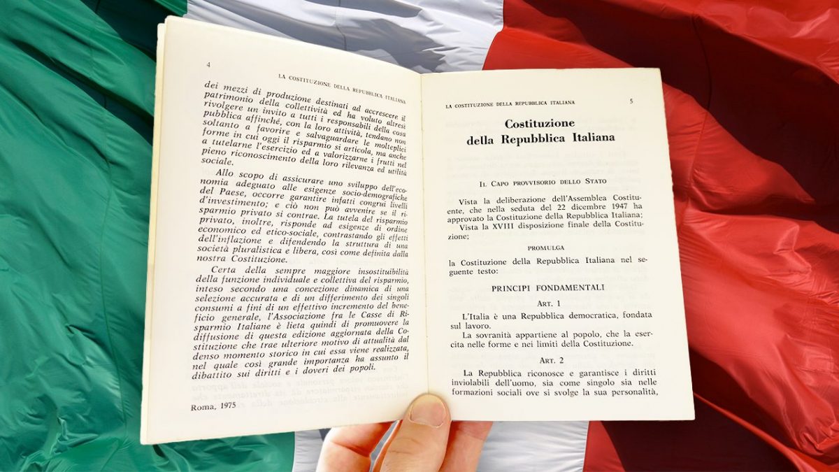 12 principi fondamentali costituzione italiana