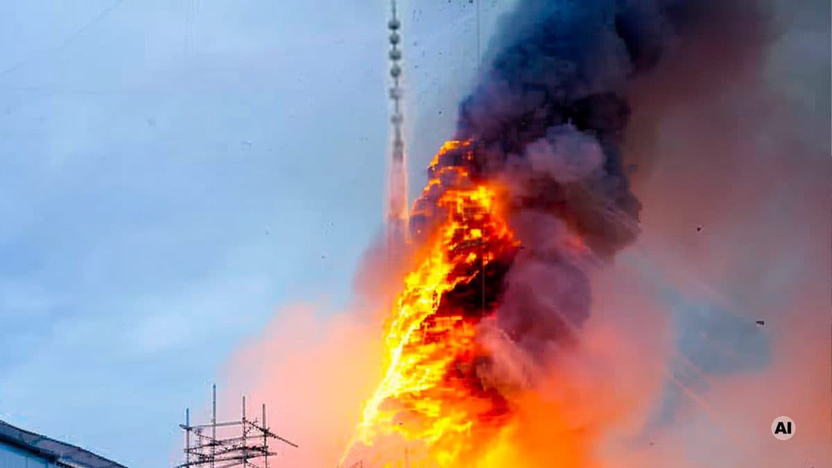 copenhagen incendio torre