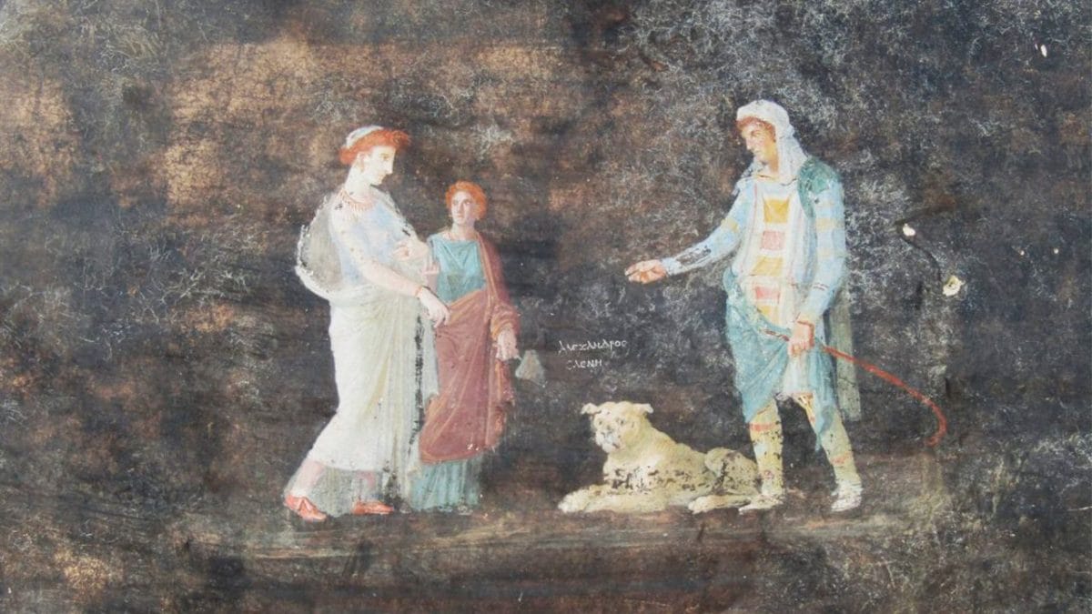 nuovi affreschi guerra di troia pompei