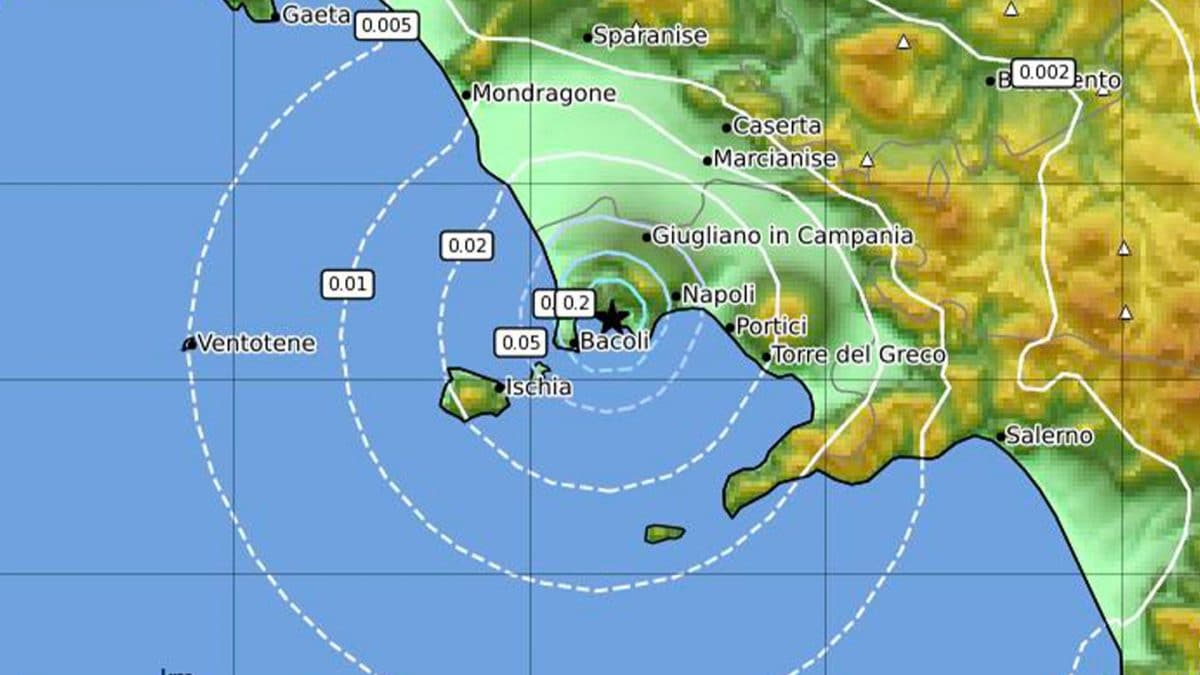 sciame sismico 14 aprile flegrei