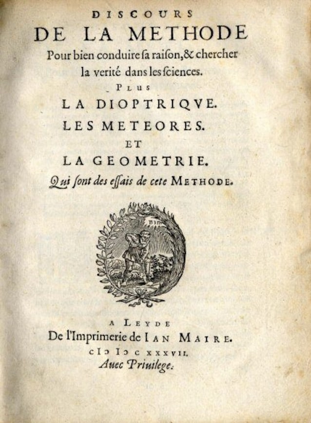 Prima edizione del Discorso sul metodo