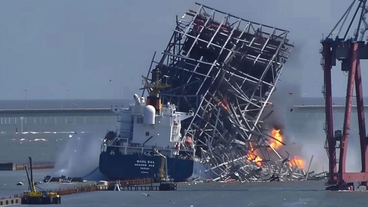 demolizione ponte baltimora