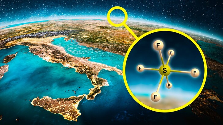 esafluoruro di zolfo gas serra piu potente del mondo
