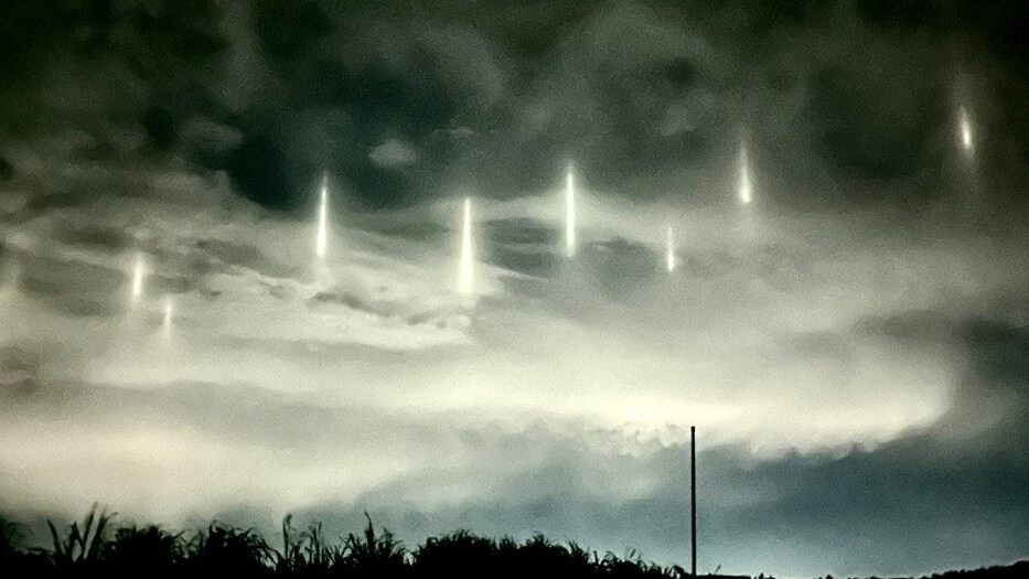 pilastri di luce giappone