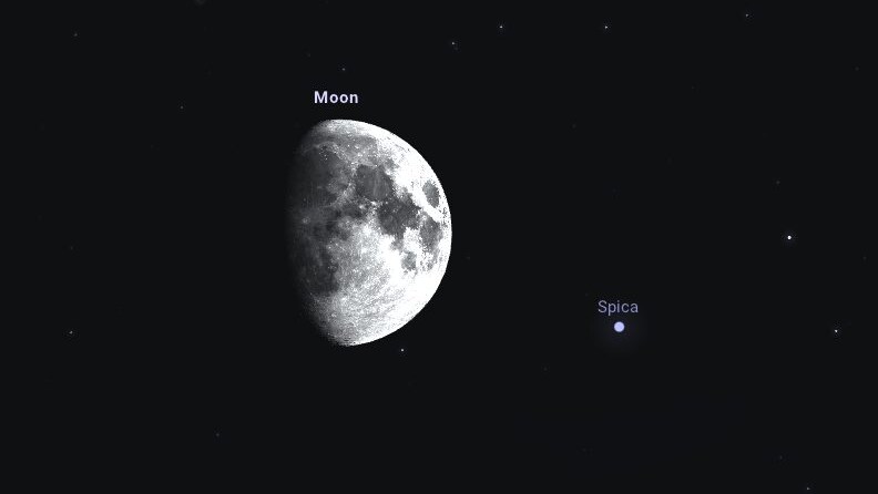 congiunzione luna spica giugno 2024