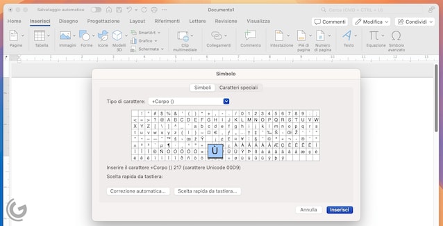 Accentare vocali maiuscole su Word