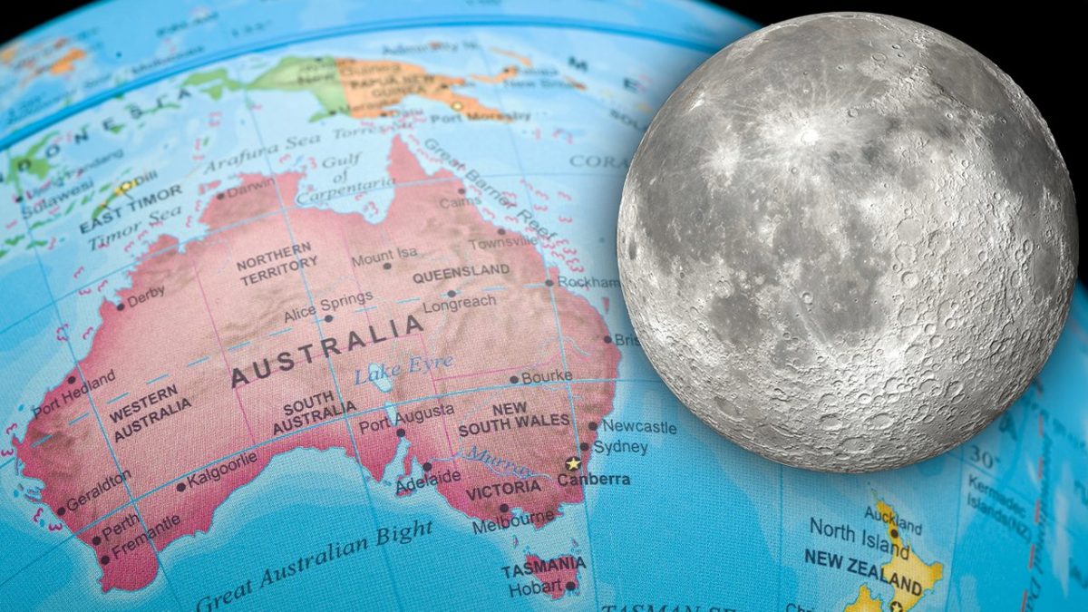 australia piu grande della luna