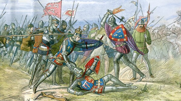 guerra dei cento anni inghilterra francia