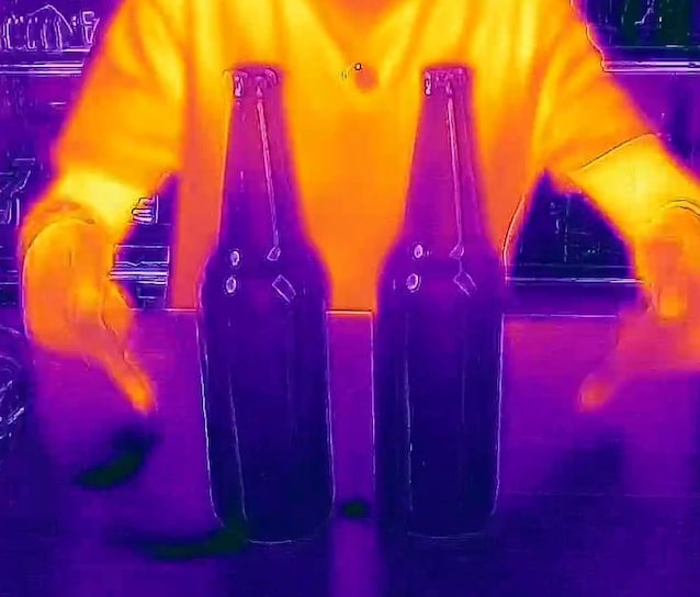 Metodo tovagliolo fazzoletto bagnato bottiglia di birra in freezer per raffreddare velocemente funziona davvero temperatura camera termica