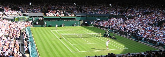 Una partita sul campo cenntrale