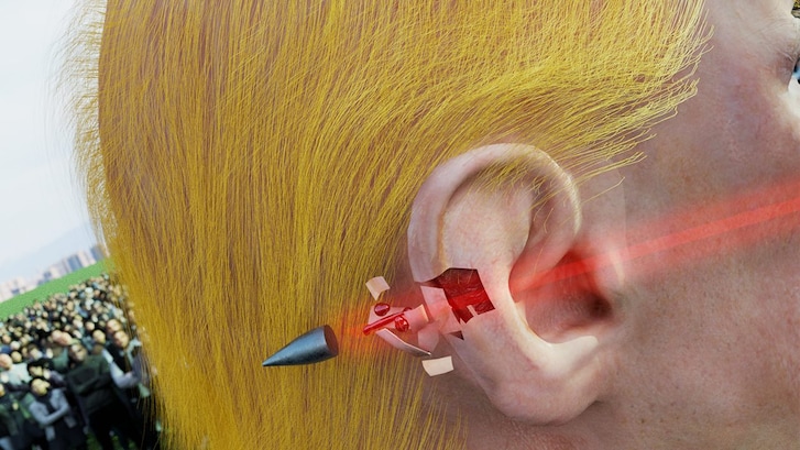 attentato trump ricostruzione 3D