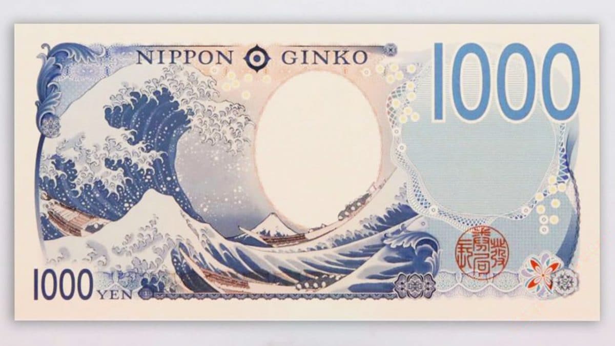 banconote strane belle onda hokusai