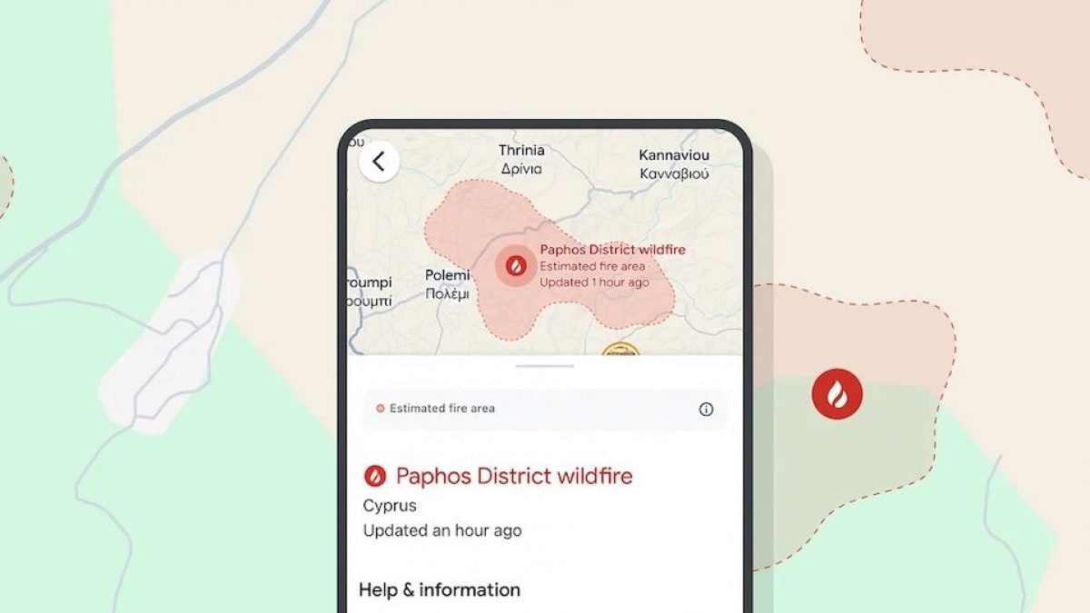 Monitoraggio incendi boschivi Google