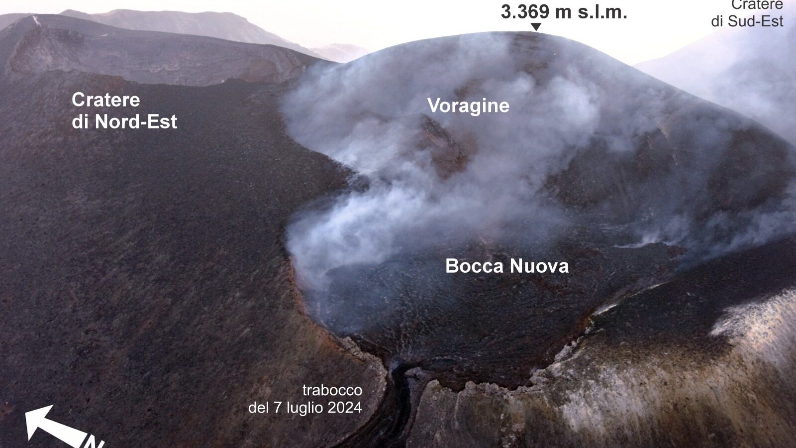 nuova vetta Etna