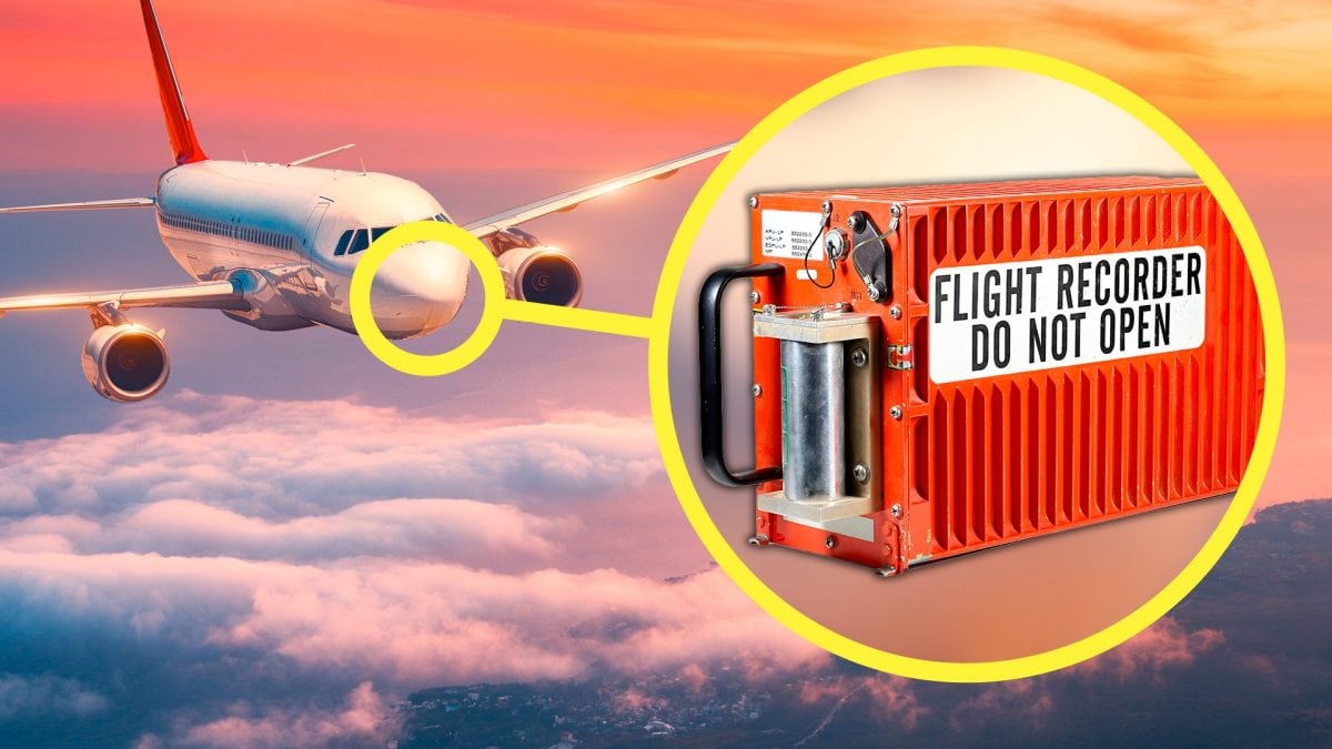 scatola nera arancione