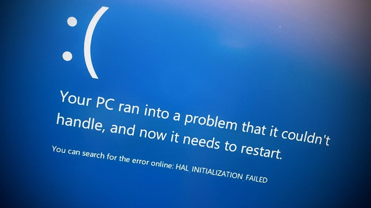 Schermata blu di Windows